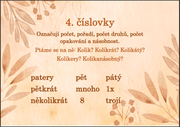 Slovní druhy – plakáty v boho stylu 2 - Image 2