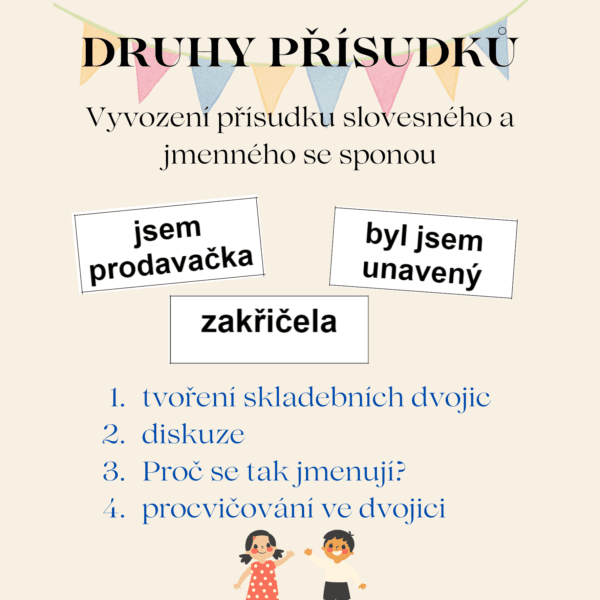 Druhy přísudku – vyvození