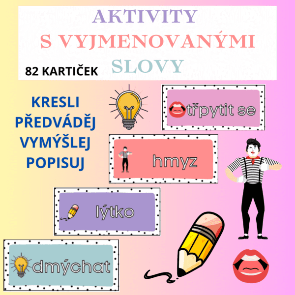 Aktivity s vyjmenovanými slovy