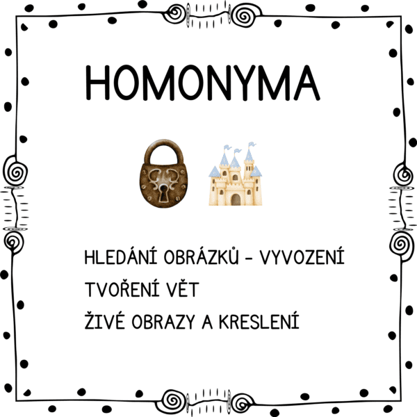 Homonyma – vyvození